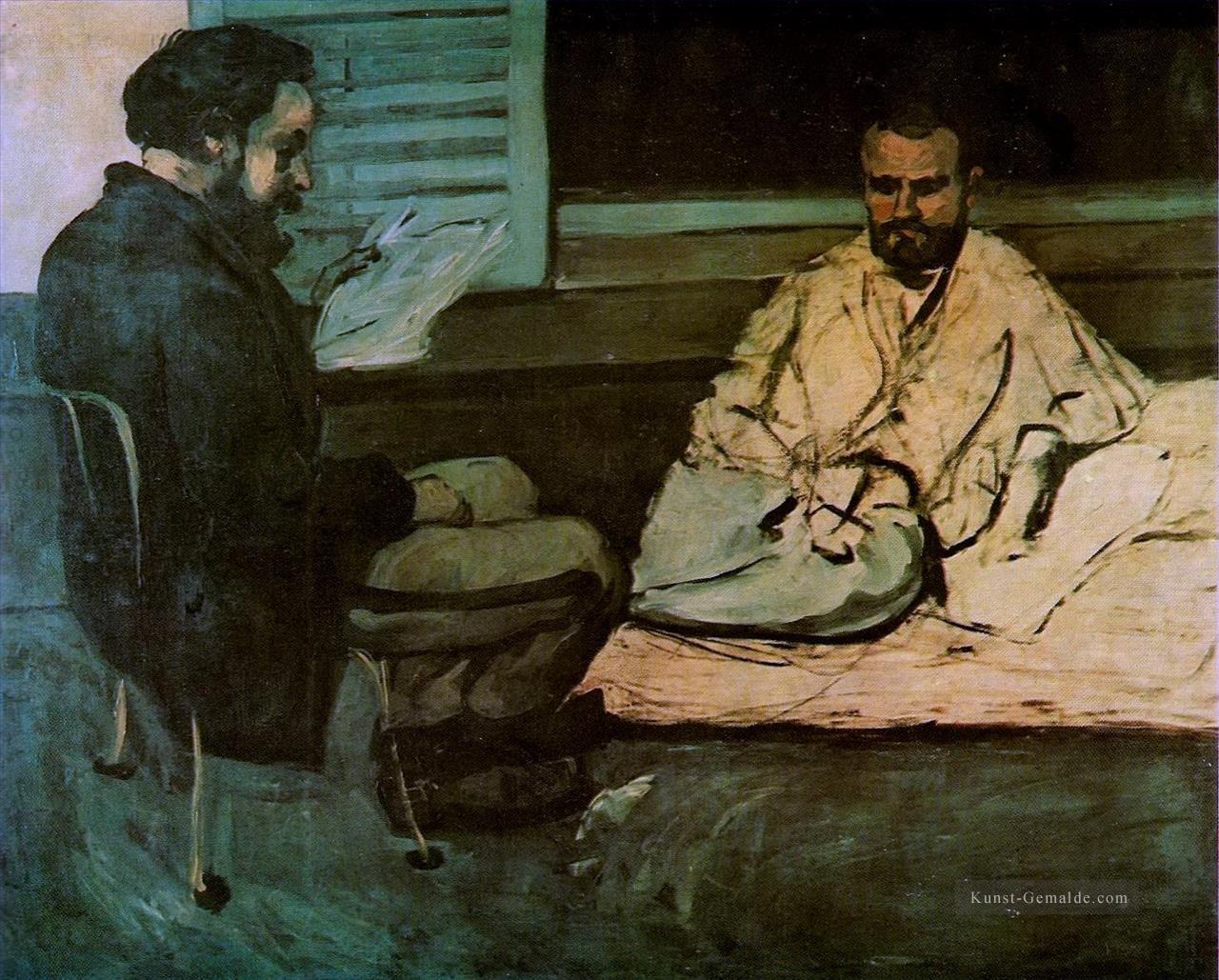 Paul Alexis liest ein Manuskript zu Emile Zola Paul Cezanne Ölgemälde